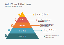 3D Staged Icons Pyramid Diagram