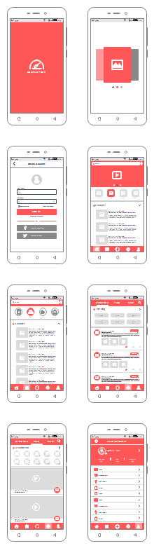 Android App Wireframe