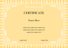 Award Certificate