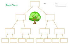Baumdiagramm-Grafik-Organizer