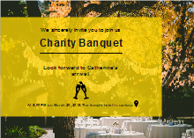 Charity Banquet Invitation