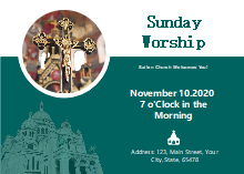 Sunday Church Invitation