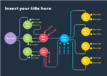 Colorful Circles Flowchart