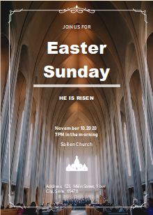 Easter Sunday Invitation