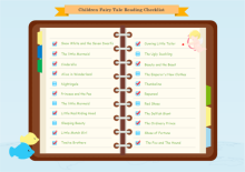 Fairytale Reading Checklist