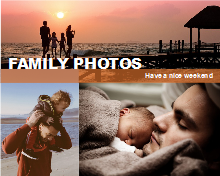 Beach Travel Photo Collage