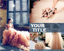 Romantic Wedding Photo Collage
