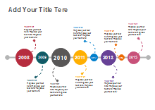 Colorful Vertical Upward Timeline