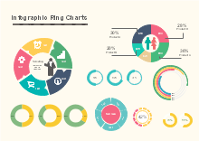 Infografik Ringdiagramme