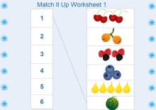 Color Fruits Worksheet