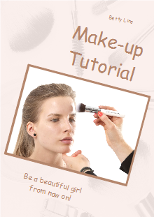 Make Up Book Cover
