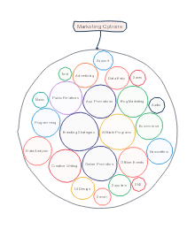 Marketing Options Circle Map