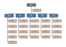 Middle Size IT Company Org Chart