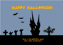 Midnight Halloween Card