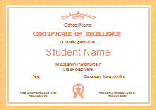 Academic Achievement Certificate