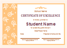 Vertical Award Certificate
