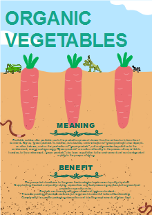 Organic Vegetable Business Poster