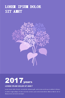 Purple Flower Poster