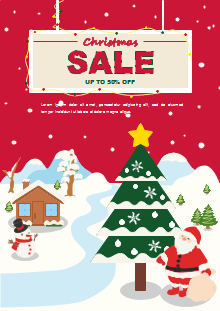 Christmas Mall Poster