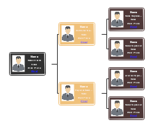 Organigramme du département des ventes