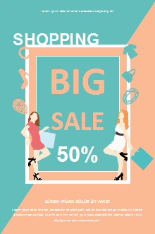 Shopping Discount Poster