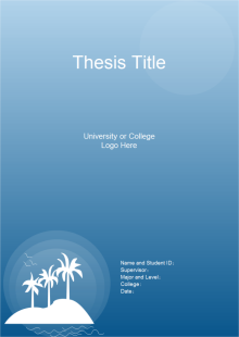 Thesis Title Page