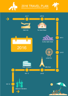 Travel Plan Infographics