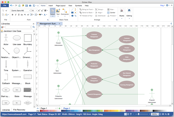 Message Sequence Chart Visio